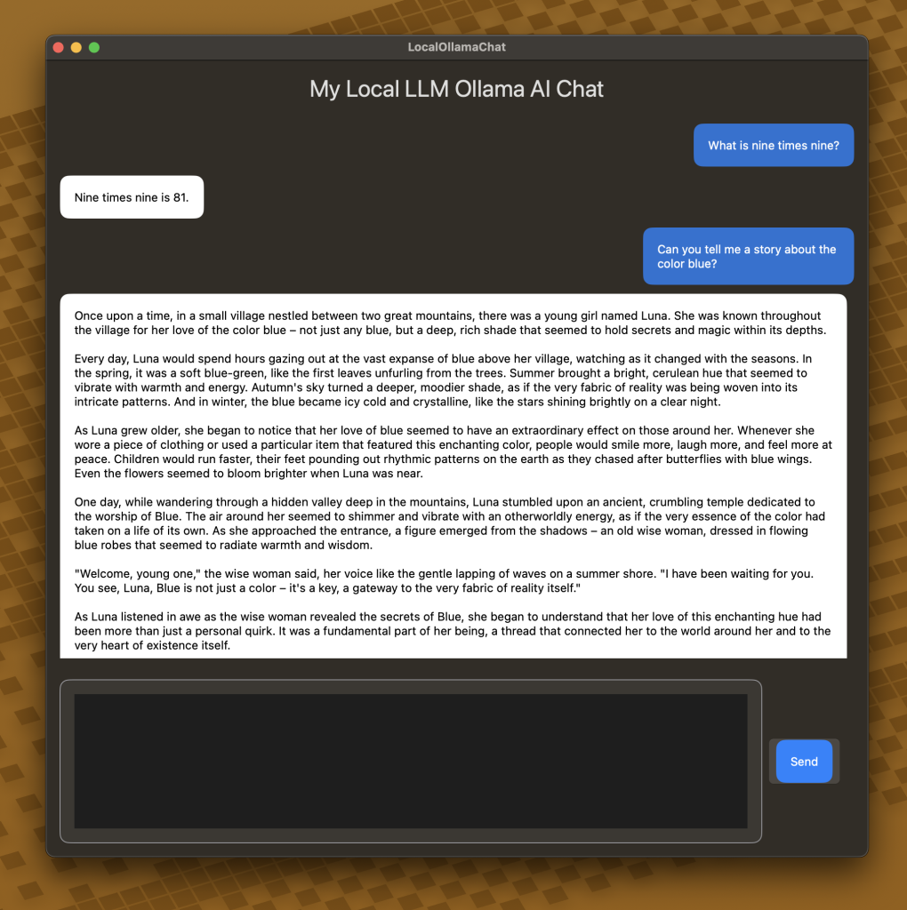 Local LLM Chat Application